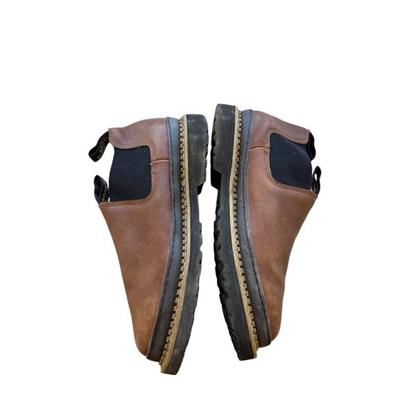 Mens Georgia Boot Co Boots Size 12 Wide Slip On Leather Shoes Giant Romeo GR274 - Picture 6 of 7